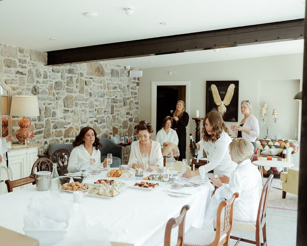 Bridal Preparations at Boyne House Slane www.boynehouseslane.ie
